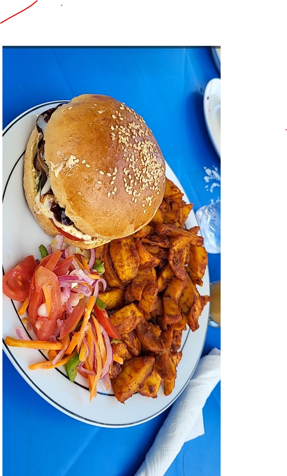 Signature Burger Platter